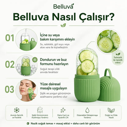Yüz Masaj Küresi - Belluva Ice Roller Soğuk Terapi