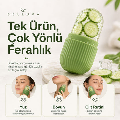 Yüz Masaj Küresi - Belluva Ice Roller Soğuk Terapi